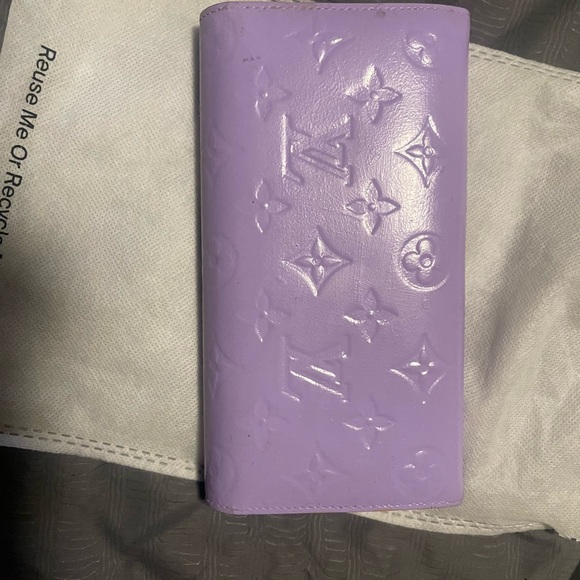 Authentic Louis Vuitton Purple Monogram Wallet - Picture 2 of 7